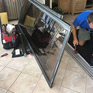 sliding glass door frame repair Discovery Bay